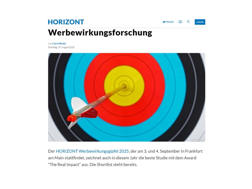 „50plus und Schluss?“ – Wir stehen auf der Shortlist des Real Impact Award von HORIZONT!